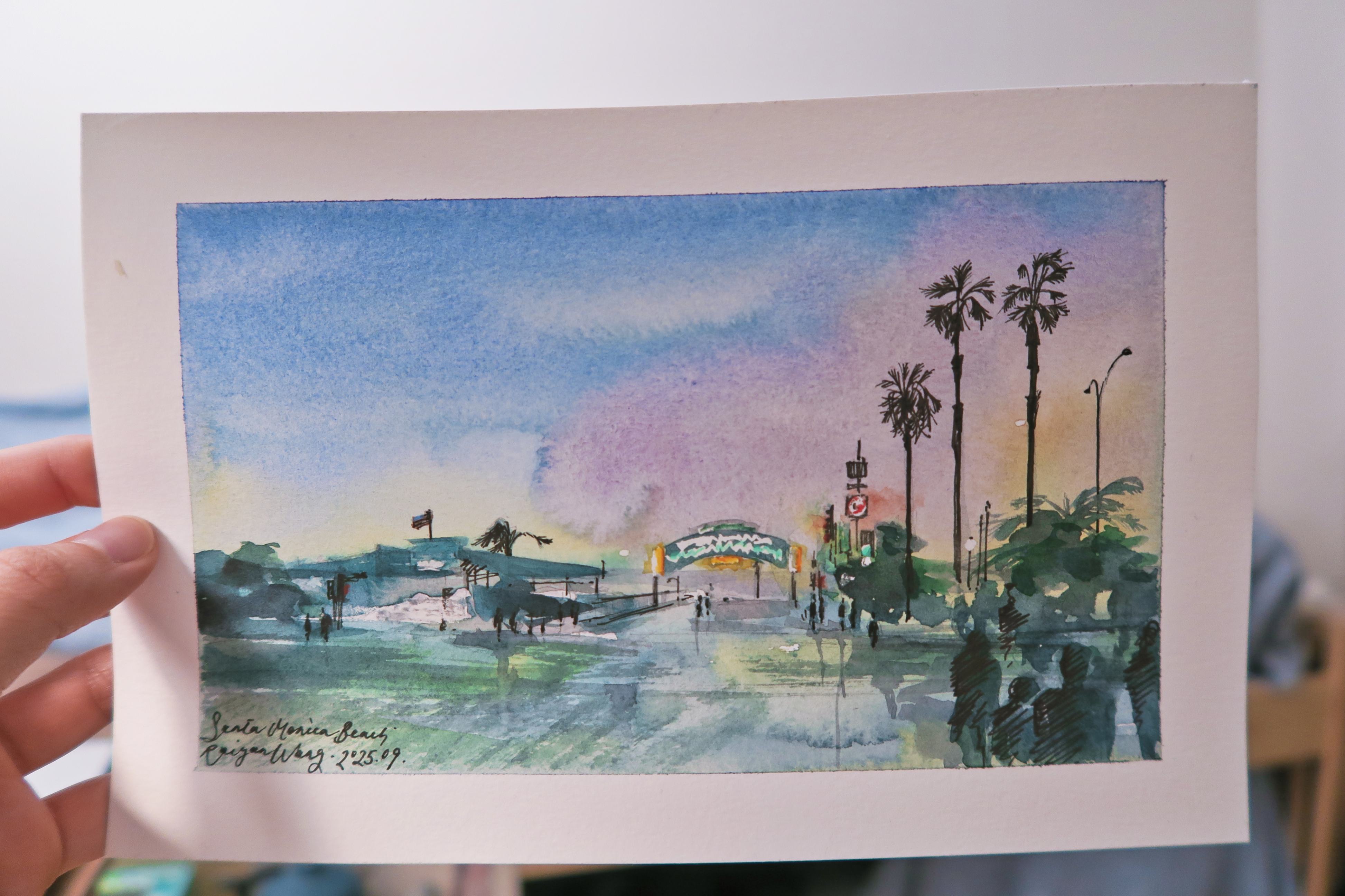 A gate to Santa Clara Beach